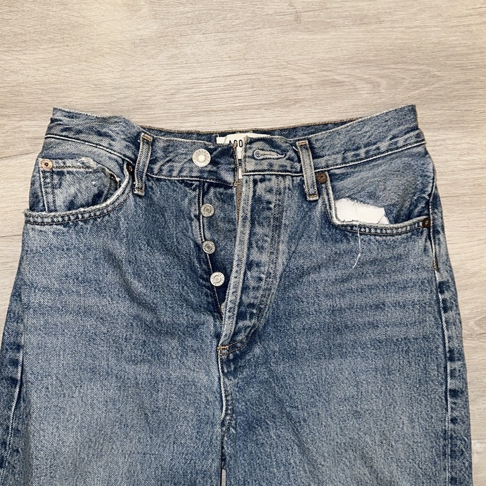 AGOLDE Distressed mid rise jeans - Picture 5 of 8
